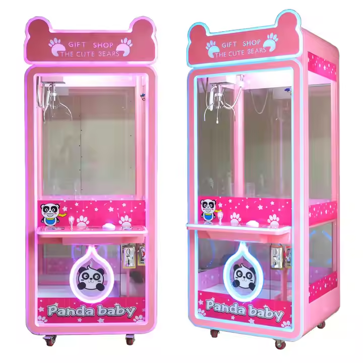 Cheap Amusement Park Coin Operated Game Machine Toy Vending Arcade Claw Crane Machine Claw Machine With Bill Acceptor