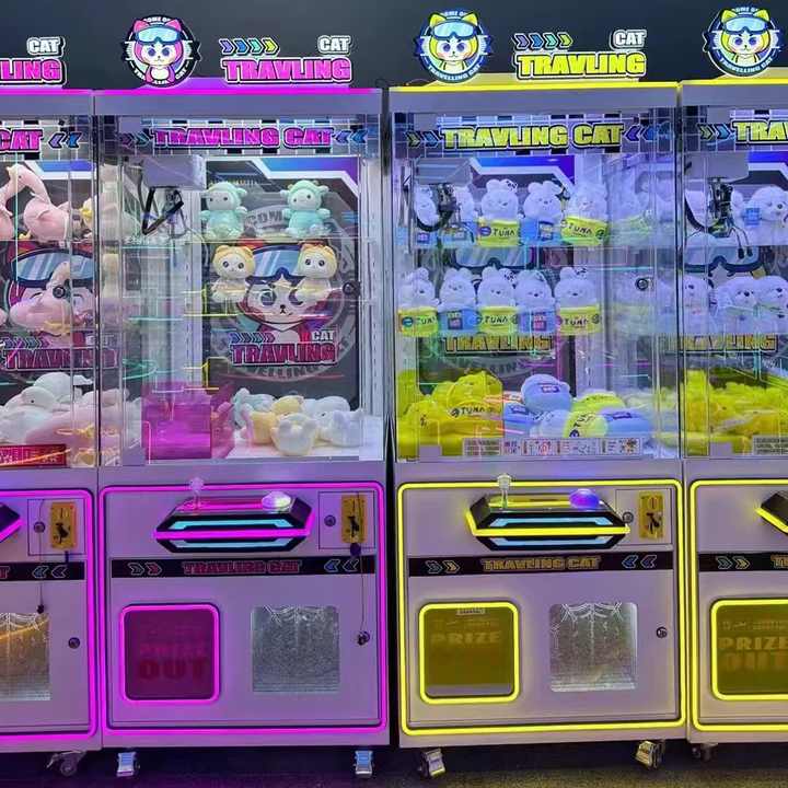 Cheap Amusement Park Coin Operated Game Machine Toy Vending Arcade Claw Crane Machine Claw Machine With Bill Acceptor