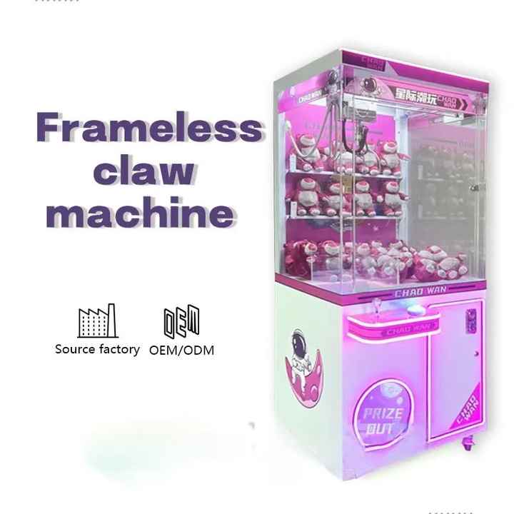 Cheap Amusement Park Coin Operated Game Machine Toy Vending Arcade Claw Crane Machine Claw Machine With Bill Acceptor
