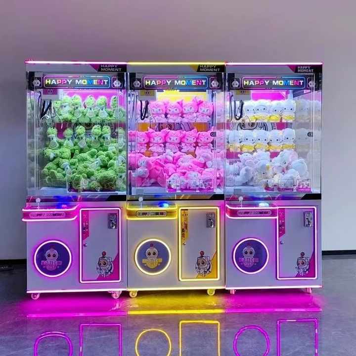 Cheap Amusement Park Coin Operated Game Machine Toy Vending Arcade Claw Crane Machine Claw Machine With Bill Acceptor