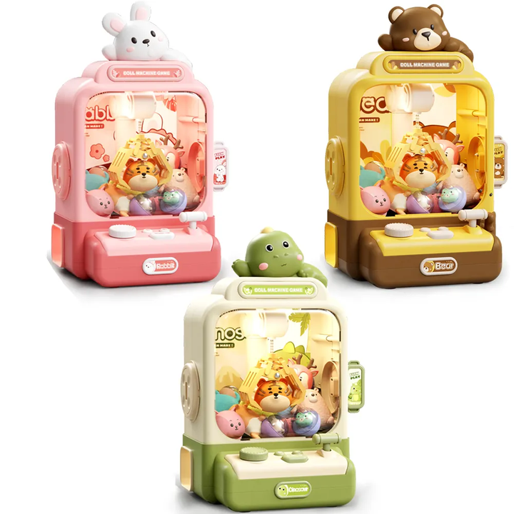 Toy Catcher Machine Lifetime After-sale Service Custom Claw Machine Plush Arcade Game Coin Operated pink Claw Crane Machine