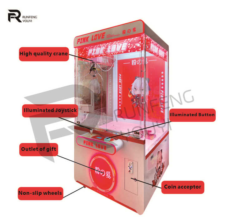 Indoor Coin Operated Games Claw Machine Big Doll Machine Arcade Catch Stuffed Toys