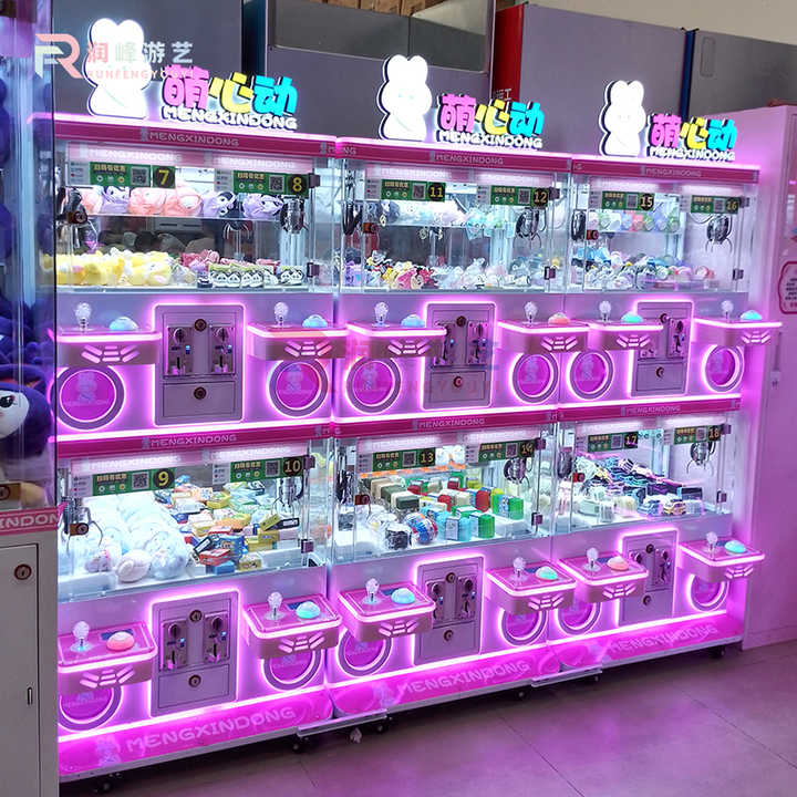 Factory Direct Selling Four People Mini Claw Machine Toys Plush Game Arcade Claw Machine for Sale