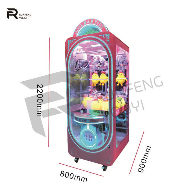 Custom Shop Design Coin Operated Claw Machine Toys Arcade Machine Dol Machine for Sale