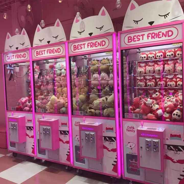 Claw Machine Mega Mini Doll Machine Toy Claw Crane Machine Coin for Sale