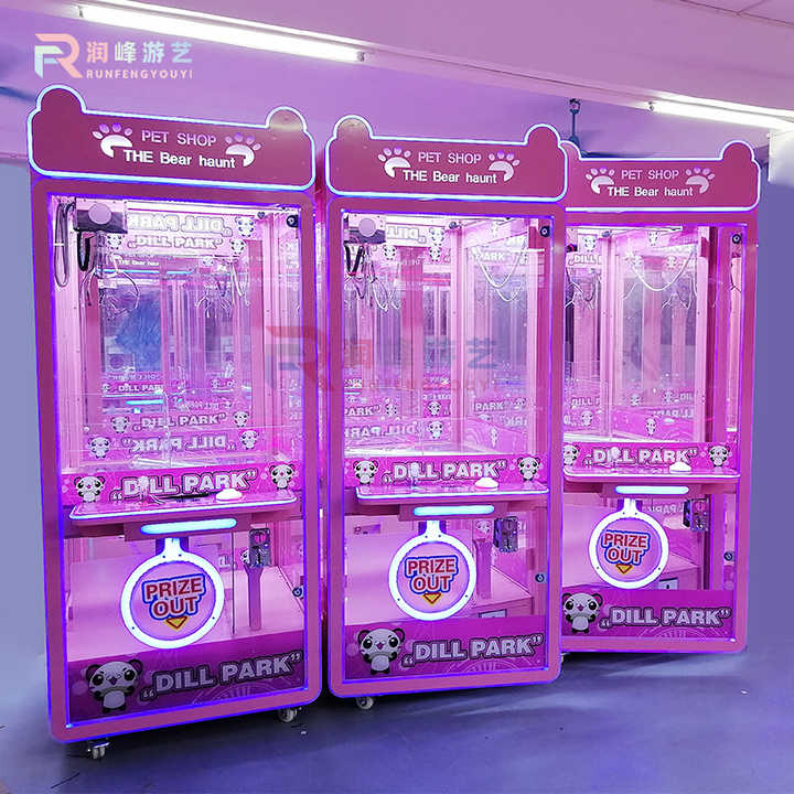 Cheap Amusement Claw Machine With Bill Acceptor Coin Operated Game Machine Toy Vending Arcade Claw Crane Machine
