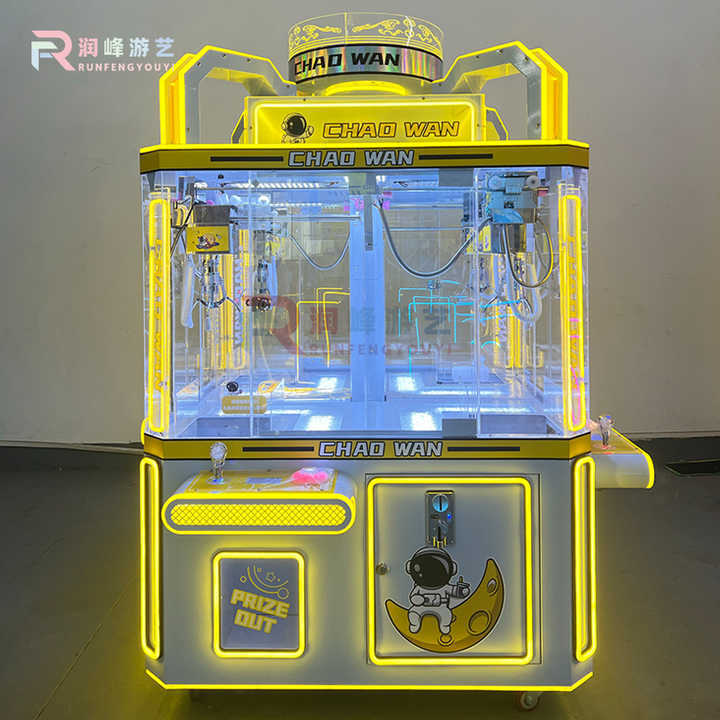 Plush Toy Claw Game Gifts 4 Players Nakajima Claw Machine Coin Operated Candy Grabber Machine Prize Doll Arcade Crane Machine