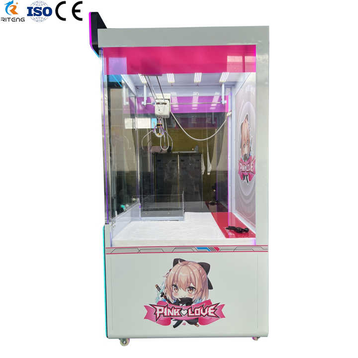 Riteng Custom Coin-Operated Arcade Claw Crane Machine Big Toy Vending Device for Dolls