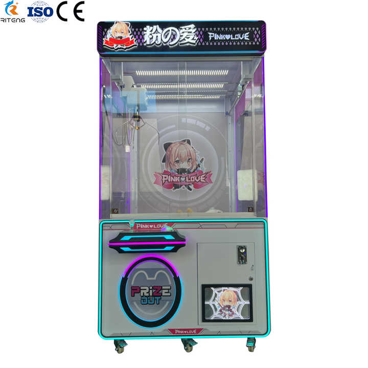 Riteng Custom Coin-Operated Arcade Claw Crane Machine Big Toy Vending Device for Dolls
