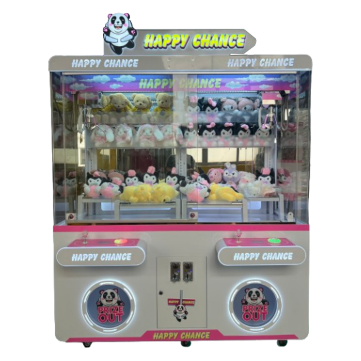 Riteng Large Storage Space Double 2 Players Appealing Light Appearance Token Coin Funny Game  Claw Crane Machine