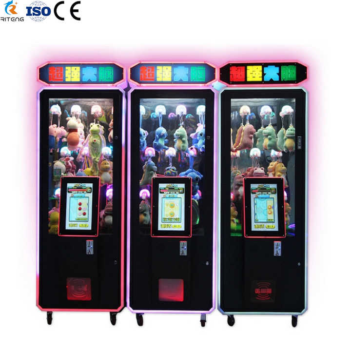 Riteng Coin Operated Super Brain Touch Screen Arcade  Prize Vending Push Toy Gift Game Machine
