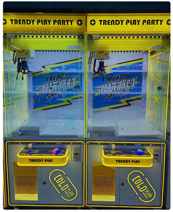 Riteng Counter Display Prize Locker Tide House Claw Machine With Card Reader Bill Acceptor Toy Plastic Crane Claw Game Machine