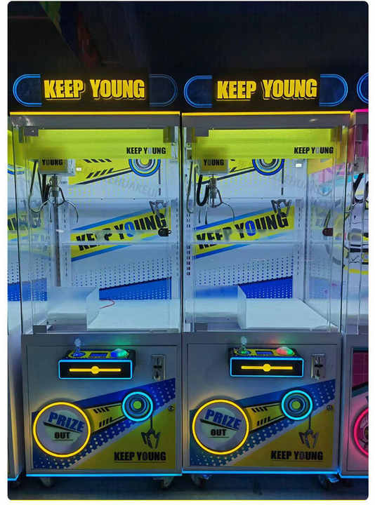 Custom Hot Selling Big Capsule Teddy Bear Pure Love Doll Claw Machine Claw Coin Operated Games Automatic Toy Claw Crane Machine