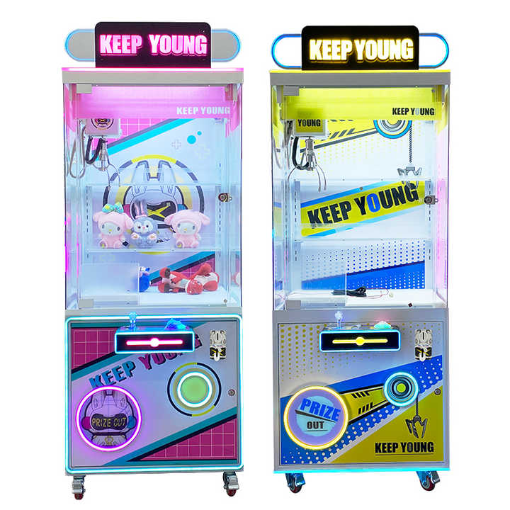 Custom Hot Selling Big Capsule Teddy Bear Pure Love Doll Claw Machine Claw Coin Operated Games Automatic Toy Claw Crane Machine