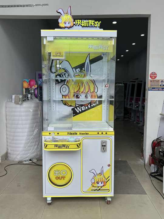 Riteng Coin Operated Game Machine Toy Vending Arcade Claw Crane Machine Blue Claw Machine With Bill Acceptor