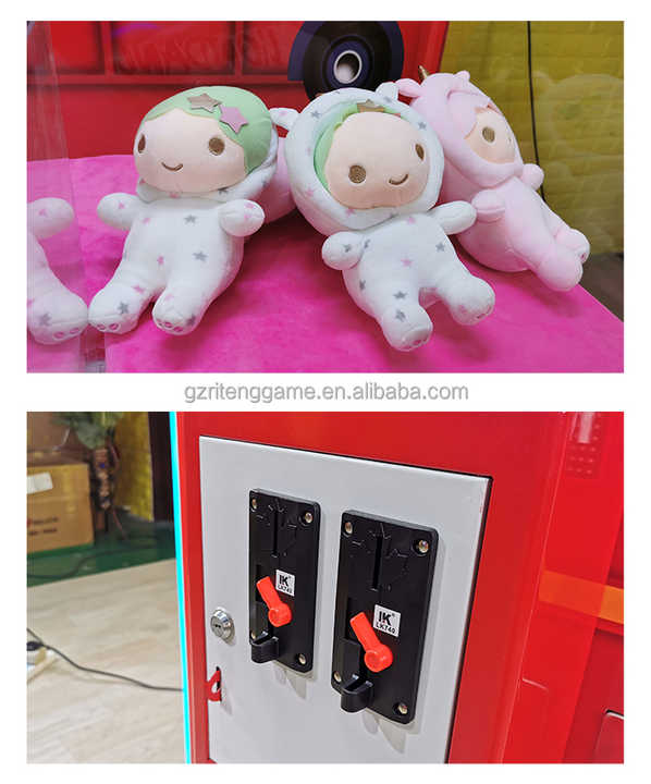 Riteng Cheap Dolls Catcher Games Machine Coin Operated Toy Arcade Crane Claw Machine