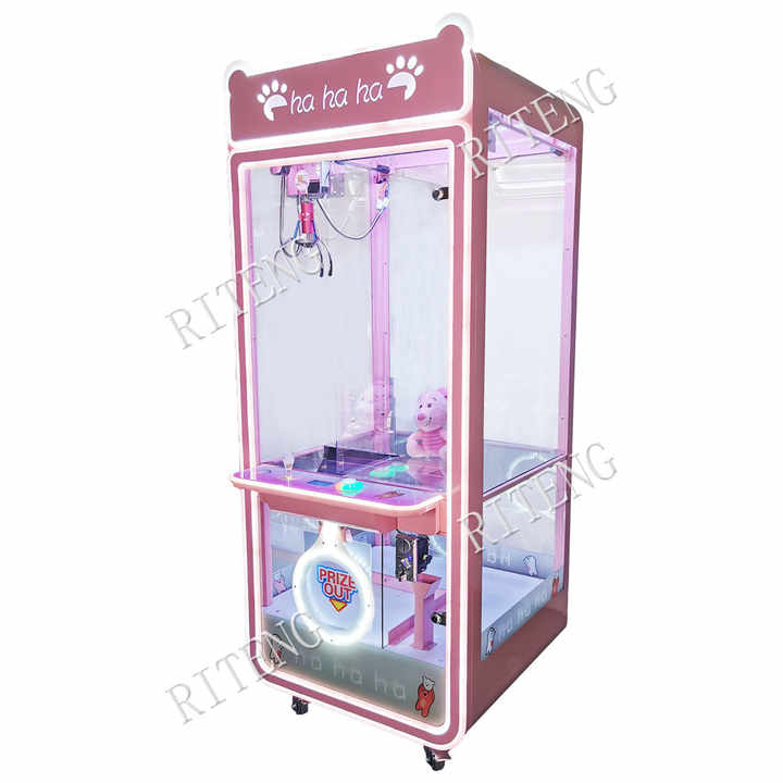 Hot Sale Coin Operated Large Toy Vending Arcade Claw Crane Machine Moved Star Claw Machine With Card Reader Bill Acceptor