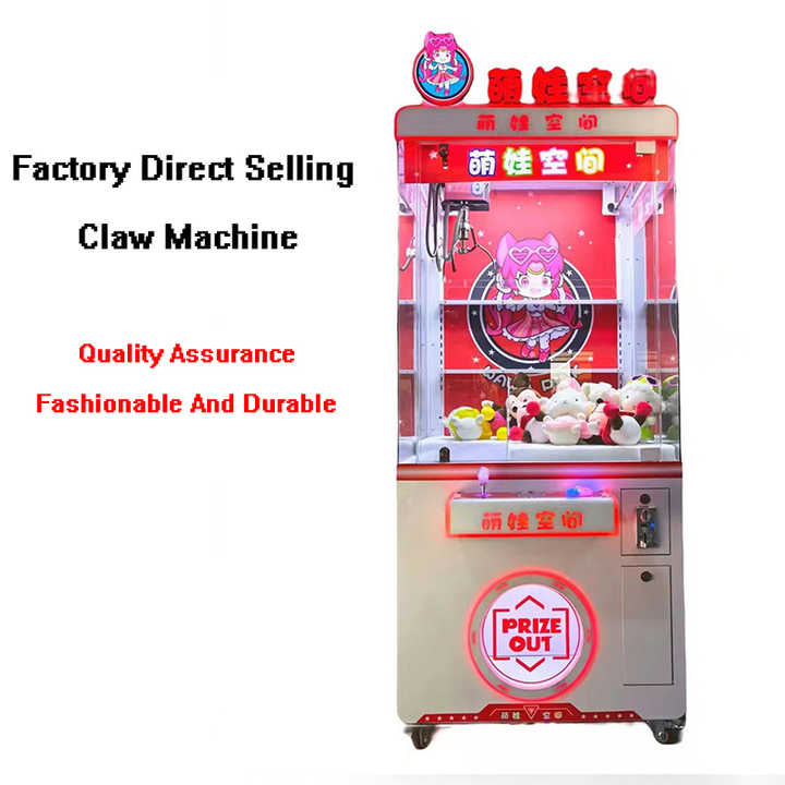 Hot Super Box Kawaii Wooden Crane Claw Machines Used Coin-Operated Network Medium Cube Crane Cabinet for Sale