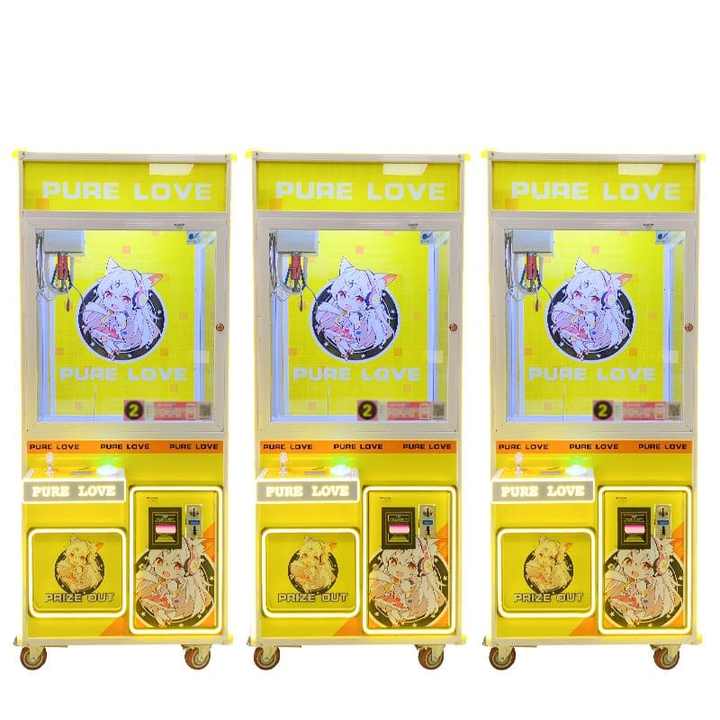 Riteng Fun House Claw Machine Arcade Game Toy Crane Coin Operated Fun Zone Full Size Arcade  Catcher Claw Machine