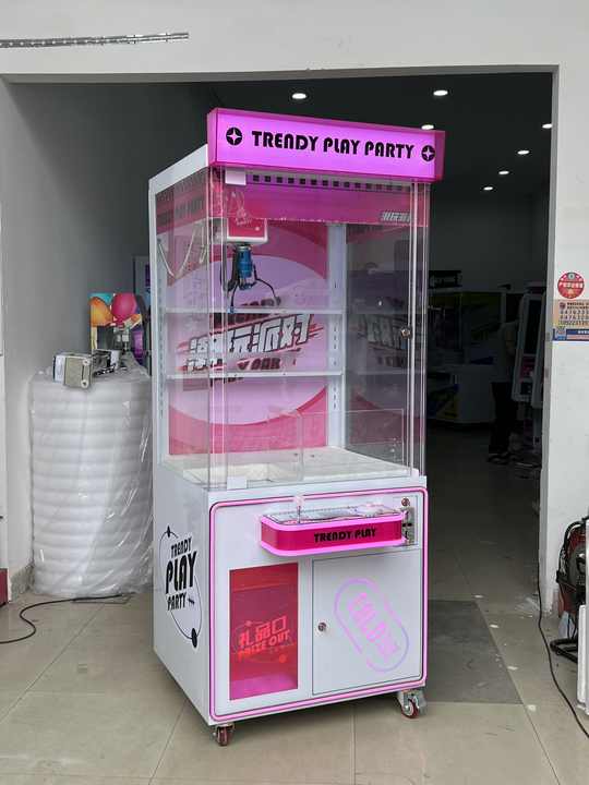 Australia Commercial 100 Dollar Arcade Claw Machine Colorful Super Mini Claw Machine Prizes Small Electronic Claw Machine