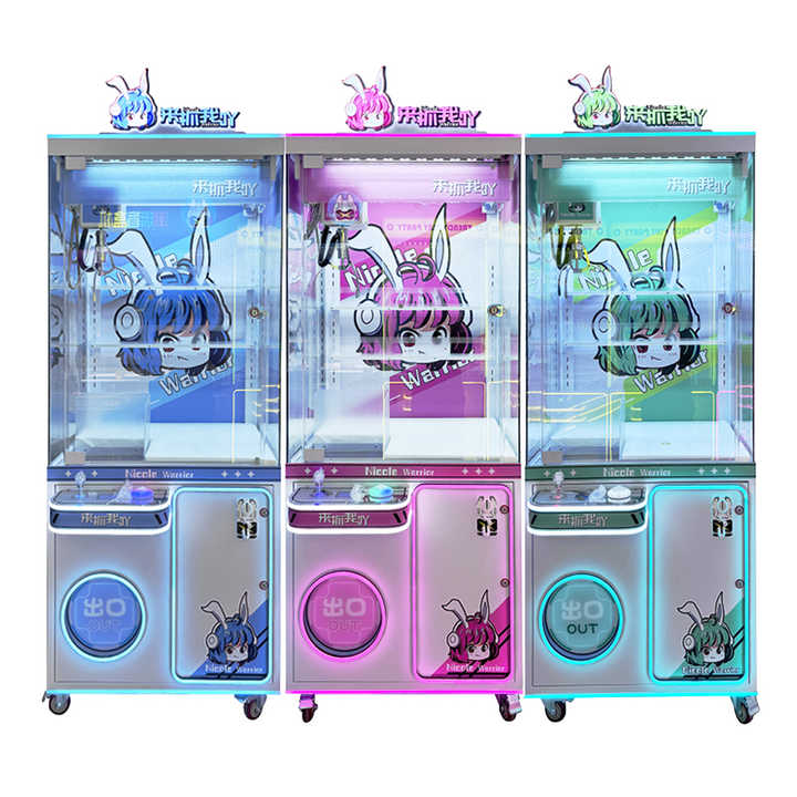 Custom Coin Operated Box Prize Locker Claw Crane Games Vending Machine Cabinet Japanese Plush Single Crane Claw Machine for Sale