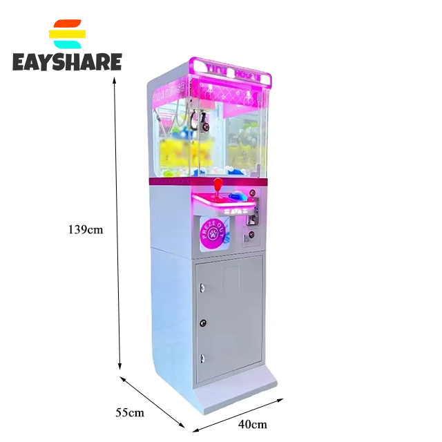 New Coin Operated Cube Claw Machine Claw Machine With Prize Boxes Mini Claw Machine Coin for Sale