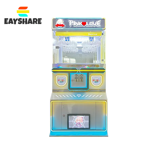 Coin Operated Games Clip Prize Gift Machine Free Spin Clip Prize Metal Gift Claw Game Machines With Coin and Bill Acceptor