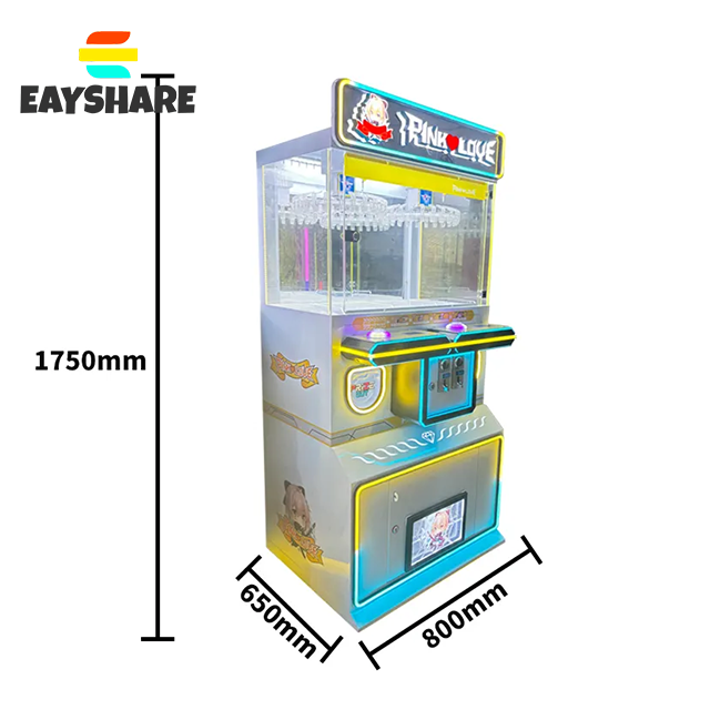 Coin Operated Games Clip Prize Gift Machine Free Spin Clip Prize Metal Gift Claw Game Machines With Coin and Bill Acceptor