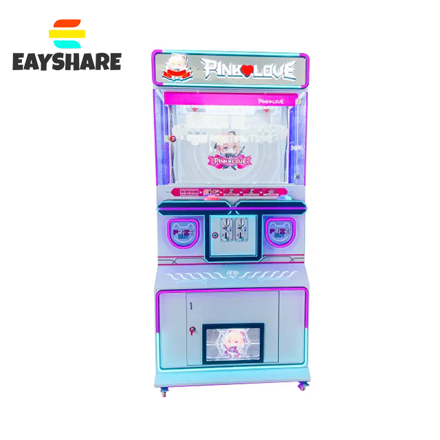 Coin Operated Games Clip Prize Gift Machine Free Spin Clip Prize Metal Gift Claw Game Machines With Coin and Bill Acceptor