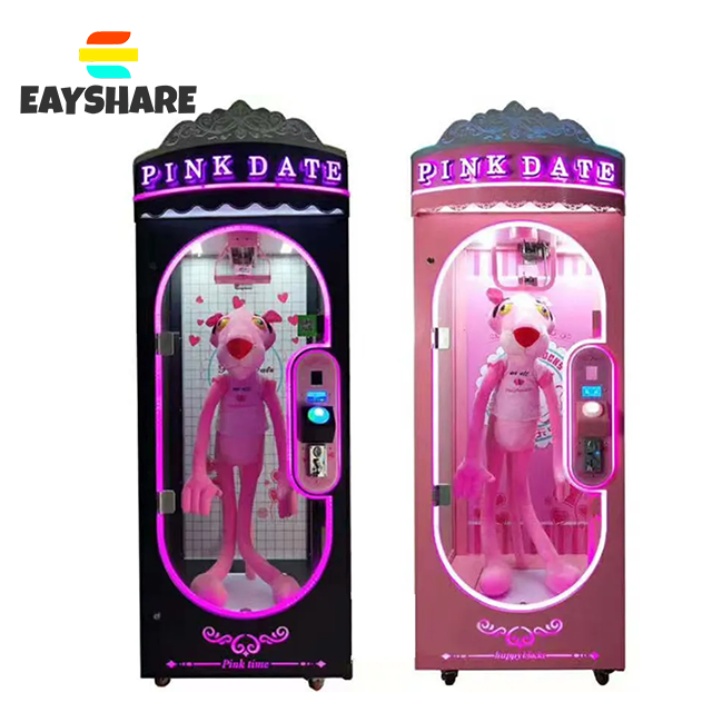 Big Toy Crane Cut the Rope Scissors Game Machine Pink Date Gift Game Cut Prize Machine