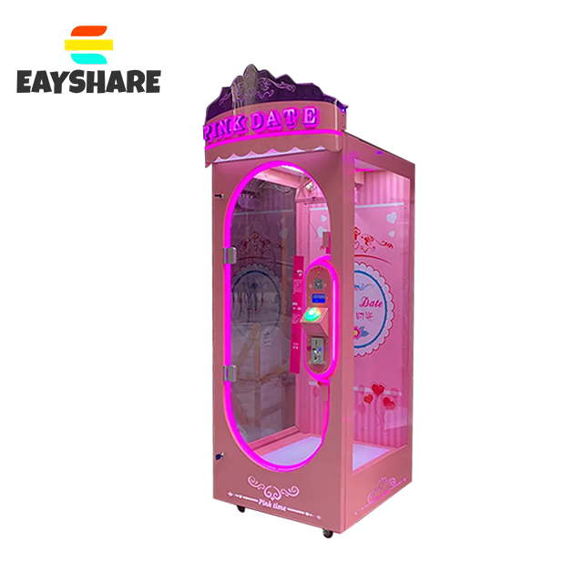 Big Toy Crane Cut the Rope Scissors Game Machine Pink Date Gift Game Cut Prize Machine