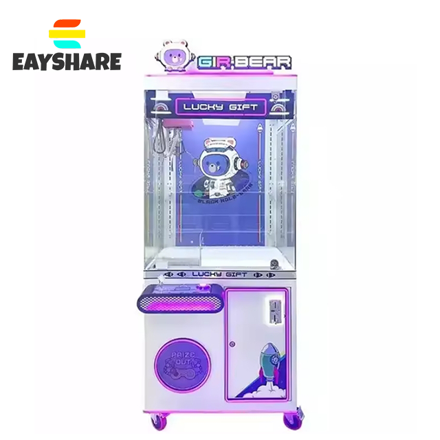 ODM POS NFC Pay Toy Led Light Arcade Game Coin Operated Claw Crane Machine Doll Machine with Nfc Google Pay Apple Pay