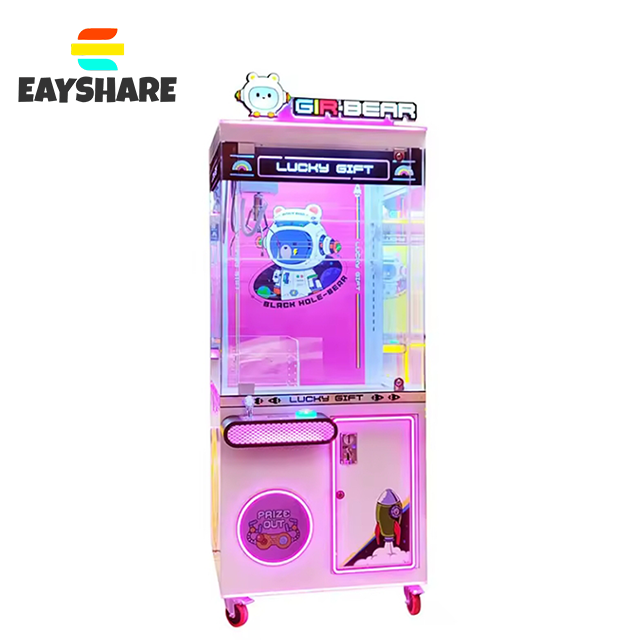 ODM POS NFC Pay Toy Led Light Arcade Game Coin Operated Claw Crane Machine Doll Machine with Nfc Google Pay Apple Pay