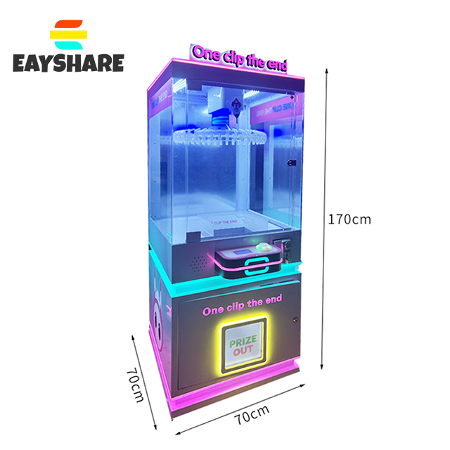 New Series Arcade Crane Claw Coin-operated Mini Snack Machine for Sale Hot Selling Game Amusement