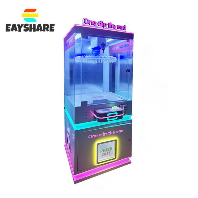 New Series Arcade Crane Claw Coin-operated Mini Snack Machine for Sale Hot Selling Game Amusement