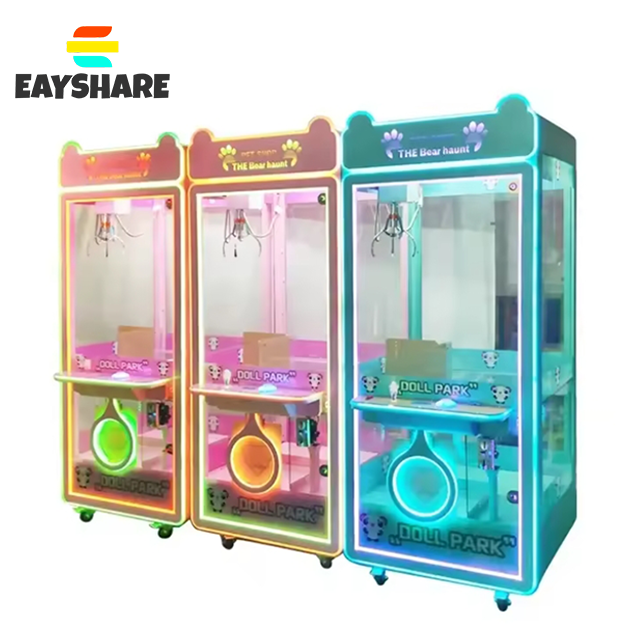 Customize Pos Credit Card Coin Operated Toy Vending Arcade Claw Crane Machine Cheap Doll Claw Machine With Bill Acceptor