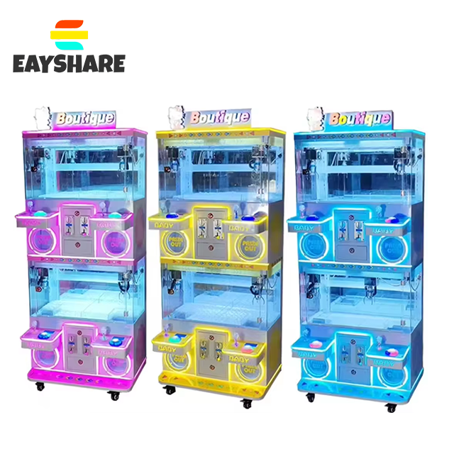 Mini Claw Funtime Arcade Game Machine Small Toys Vending Crane With Doll and Candy Coin Operated Coin Operated Games for Kids
