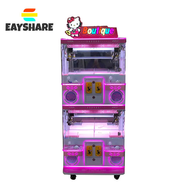 Mini Claw Funtime Arcade Game Machine Small Toys Vending Crane With Doll and Candy Coin Operated Coin Operated Games for Kids