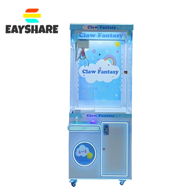 Customize No Coin Operated Prize Arcade Grabber Claw Machine With Credit Card Bill Acceptor