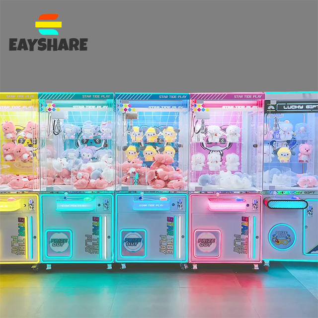 Customized Coin Operated Game Machine Claw Crane Games Doll Catchers Prize Vending Doll Machines With Bill Acceptor