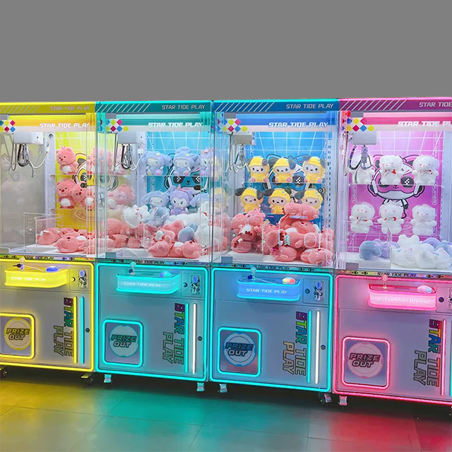 Customized Coin Operated Game Machine Claw Crane Games Doll Catchers Prize Vending Doll Machines With Bill Acceptor