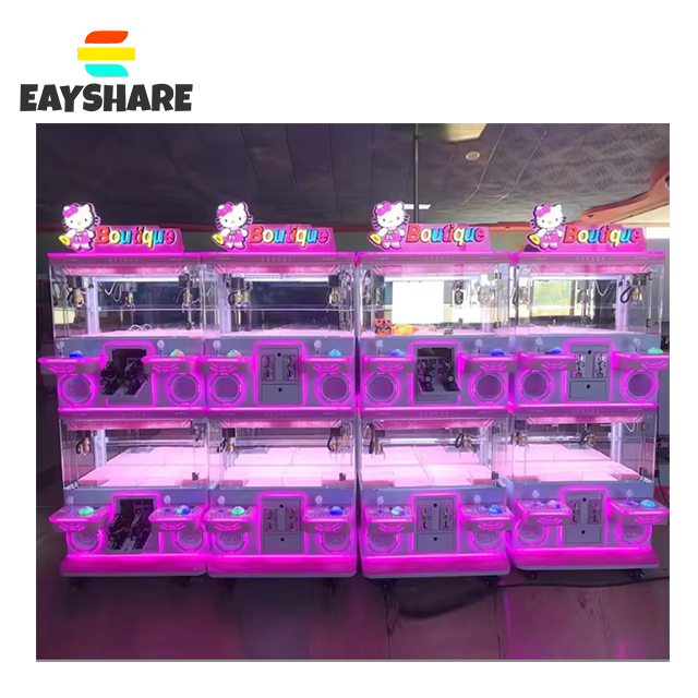 Doll Crane Boutique Toy Catcher Prize Arcade Game Machines 4 Players Plush Crane Claw Machine Manufacturer