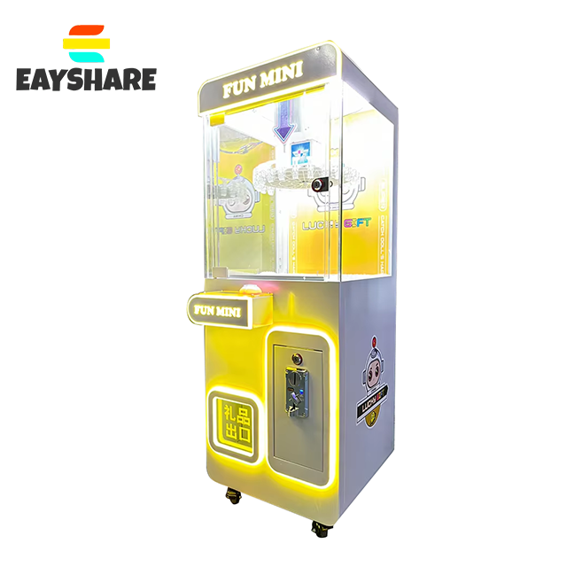 Amusement Park Coin Operated Gift Game Machine Toy Vending Arcade Clamp Prize Game Machine Clip Gift Game Machine