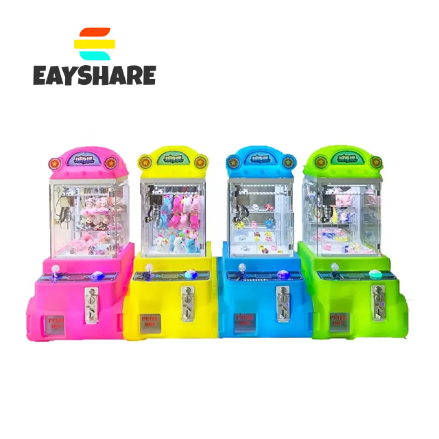 Factory Children Coin Operated Mini Doll Machine Mini Toy Gift Games Machine Indoor Arcade Mini Crane Claw Machines