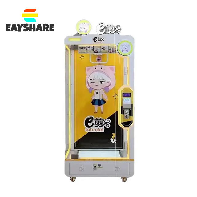 Hot Selling Scissors Machine Plush Toy Claw Machine Large Doll Coin-operated Claw Single Cutting Game Machine