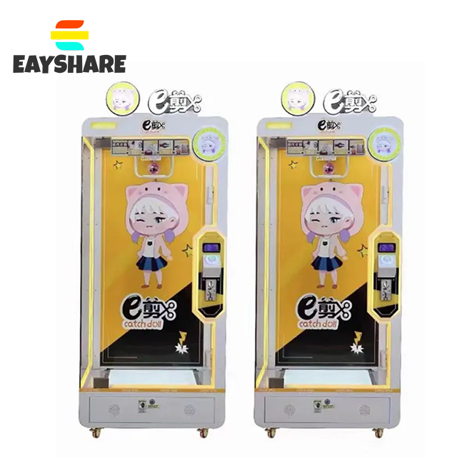 Hot Selling Scissors Machine Plush Toy Claw Machine Large Doll Coin-operated Claw Single Cutting Game Machine