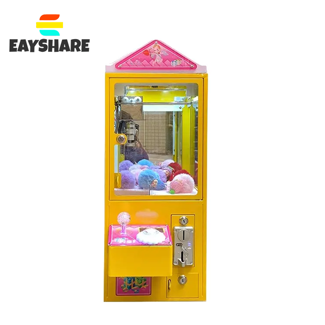 Mini Plush Toy Claw Crane Machine Kids Gifts Coin Operated New Style Small Countertop Crane Claw Machine