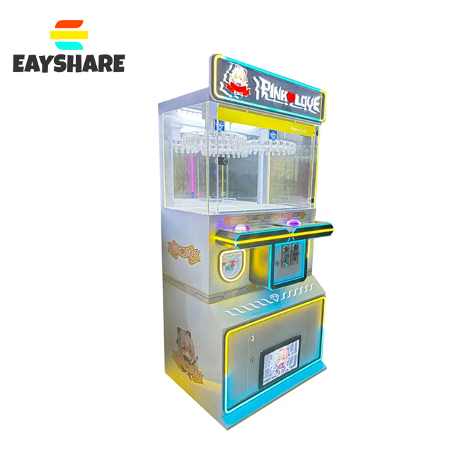 High Quality 2 Players Factory Sale Arcade Game Center Coin Operated Metal Crane Claw Game Doll Machine Mini Claw Machine