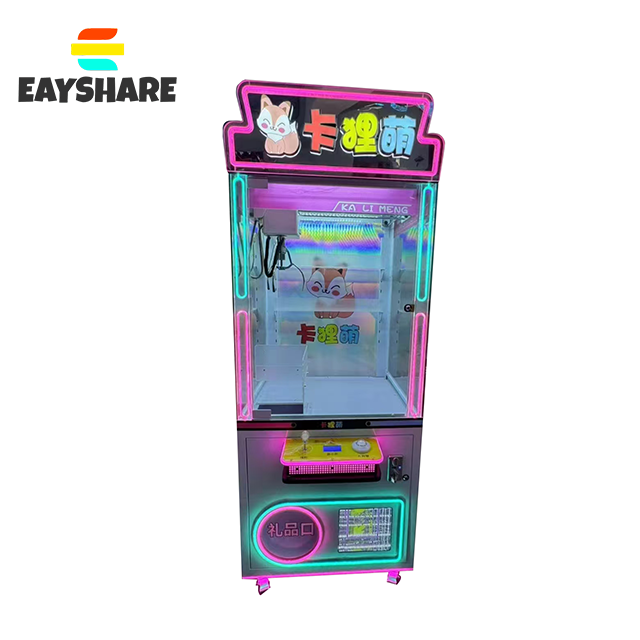 Customize Toy Crane Arcade Game Machine Coin Operated Plush Claw Doll Vending Machine With Coin Acceptor