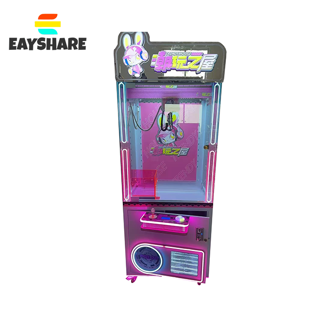 Customize Toy Crane Arcade Game Machine Coin Operated Plush Claw Doll Vending Machine With Coin Acceptor
